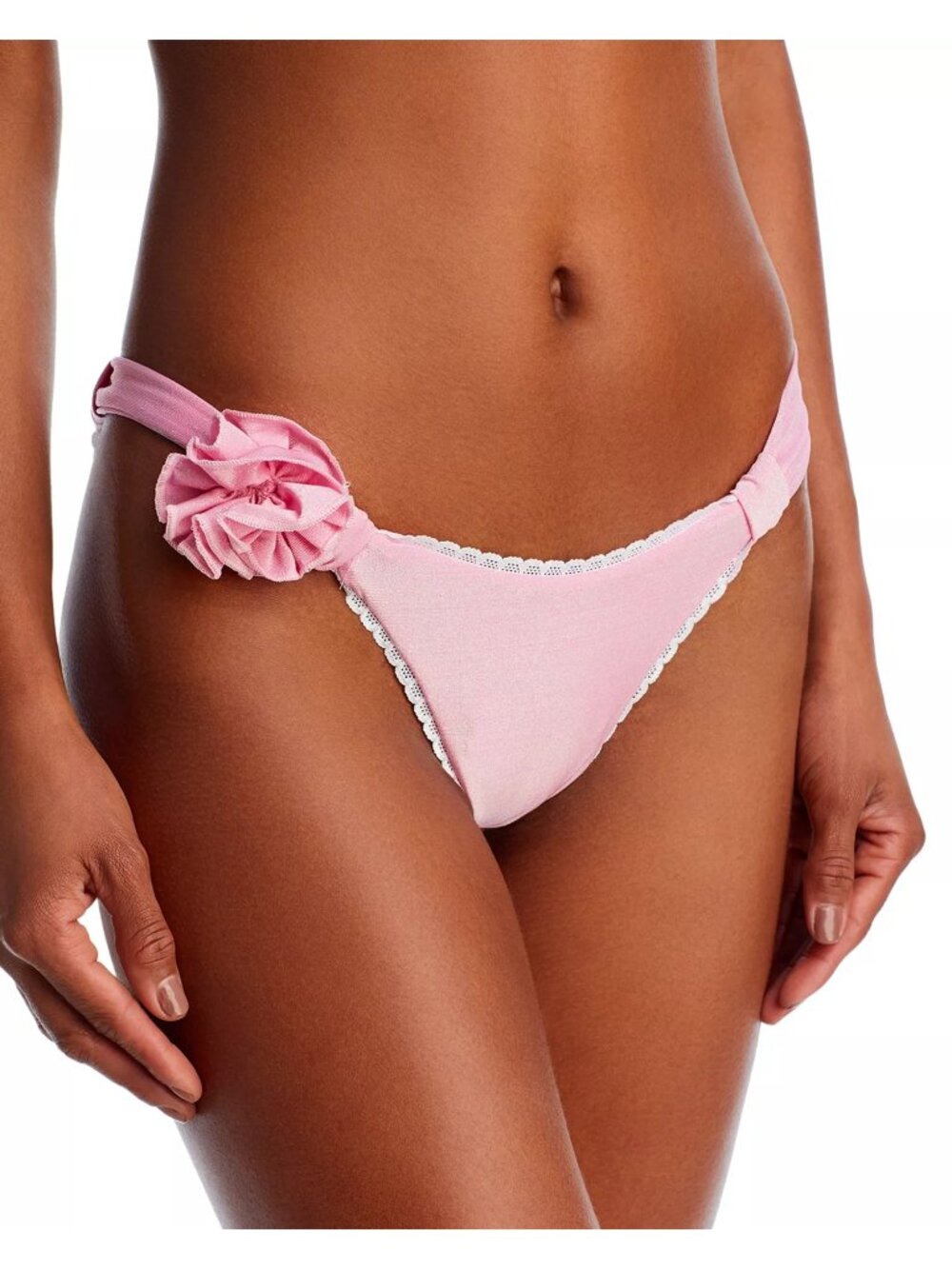 NWT Capittana Katia Shine Bikini Bottom Pink Size XL
